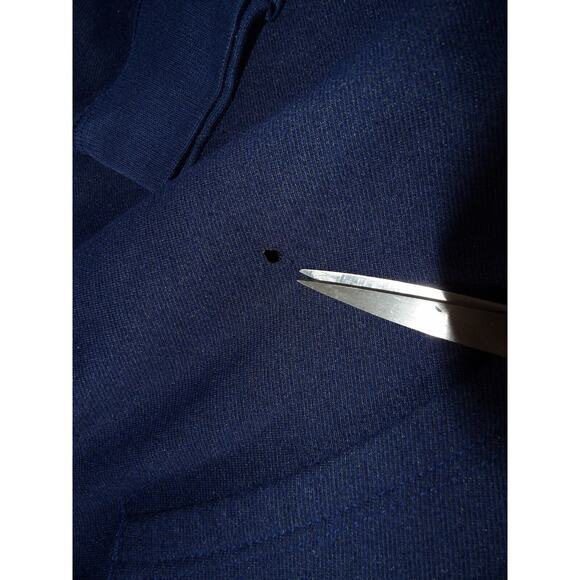 Rocawear Hoodie Mens 5XB Full Zip Navy Blue Y2K Hip Hop Urban Logo Rap READ FLAW - Picture 5 of 13